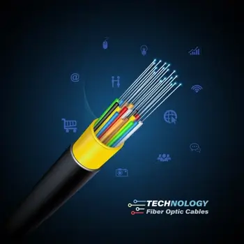 Fiber optic glass cables