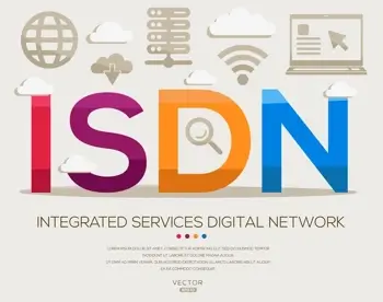 A graphic for ISDN